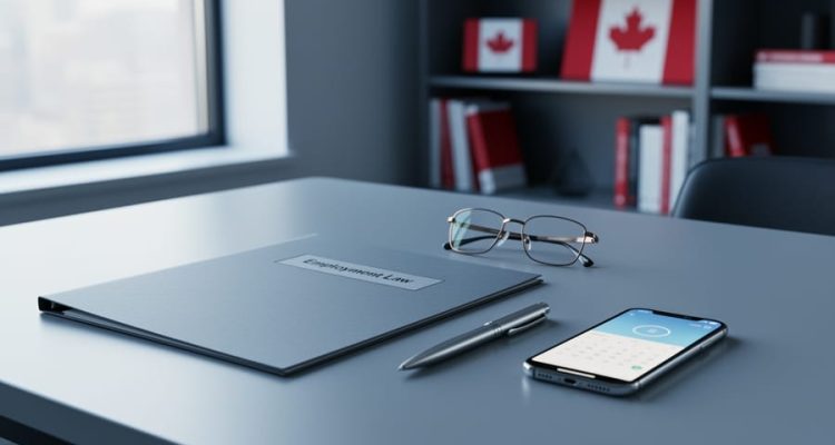 Modern office desk with legal documents and scheduling items representing an employment lawyer free consultation.