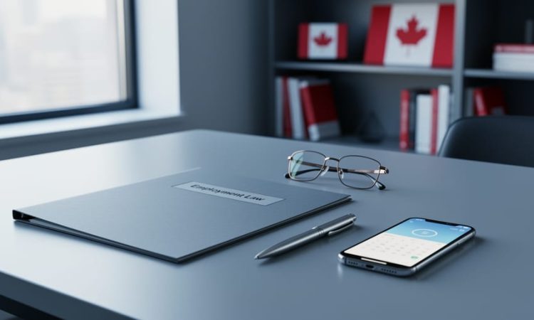 Modern office desk with legal documents and scheduling items representing an employment lawyer free consultation.